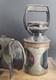Antique British Railway Railroad Tri Color Track Inspector Lamp Lantern BR (M)