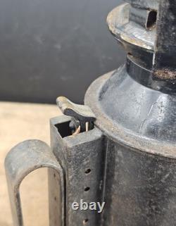 Antique British Railway Railroad Tri Color Track Inspector Lamp Lantern BR (M)