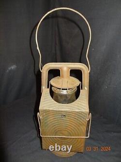 Antique Buhl Eclipse Kerosene Railroad Inspectors Lantern