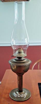 Antique C. 1920 Plume & Atwood Brass Canadian Pacific Railroad CPR lamp