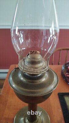 Antique C. 1920 Plume & Atwood Brass Canadian Pacific Railroad CPR lamp