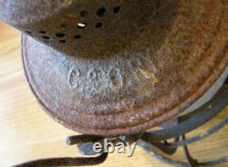 Antique C&O RY Lantern. Chesapeake & Ohio Railway. 1913. Cast Tall Globe. RARE