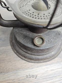 Antique C. T. HAM CLIPPER Tubular Oil Lantern / Lamp Dietz No. 0 Globe Read