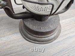 Antique C. T. HAM CLIPPER Tubular Oil Lantern / Lamp Dietz No. 0 Globe Read