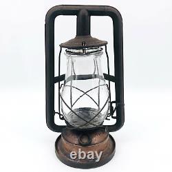 Antique C. T. HAM Rochester NY No 0 Clipper Railroad Lantern with Clear Globe 13