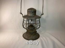 Antique C. T. Ham Bell Bottom Railroad Lantern 39 Railroad Pat. 1893