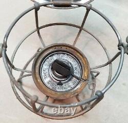 Antique CPR Canadian Pacific Railway Lantern with Red Globe