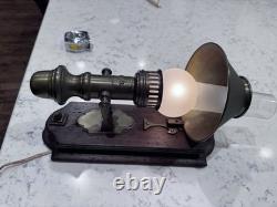 Antique CSR Railroad Train Caboose Lantern Wall Sconce Lamp Light Fixture Brass