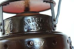 Antique Caboose Armspear 28A Railroad Lantern RR Switch Lamp, Locomotive Railway