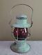 Antique Canadian Pacific Railroad CPR red glass railroad lantern FREE SHIP