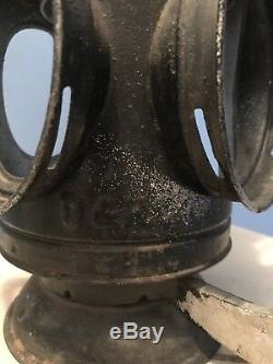 Antique D&H Delaware & Hudson Railroad Dressel 15.5 Caboose Mount Lamp Lantern