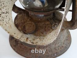 Antique DIETZ Ideal INSPECTOR LAMP Erie Railroad Lantern New York USA 12 Tall