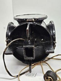 Antique DRESSEL Arlington 4 Way Train Switch Railroad Signal Lantern Lamp Light