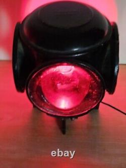 Antique DRESSEL Arlington 4 Way Train Switch Railroad Signal Lantern Lamp Light