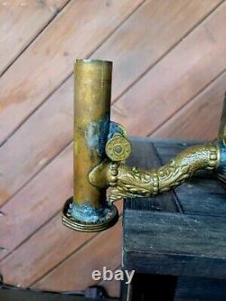 Antique Dayton Parlor Chandelier Railroad Lamp Parts