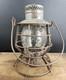 Antique Delaware & Hudson Railroad Dressel Lantern Cast Script Globe DHCo