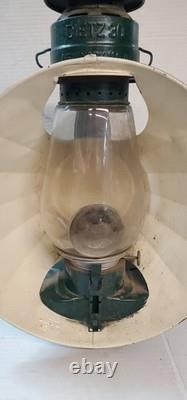 Antique Dietz 30 Beacon Light Railroad Inspection Lantern Lamp 17 Clear Globe
