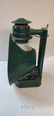 Antique Dietz 30 Beacon Light Railroad Inspection Lantern Lamp 17 Clear Globe