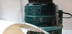 Antique Dietz 30 Beacon Light Railroad Inspection Lantern Lamp 17 Clear Globe