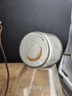 Antique Dietz 39 Vulcan NYNH&HRR Lantern Cast Globe Railroad Lamp