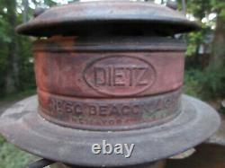 Antique Dietz 60 Beacon Light Huge Railroad Train Lantern 20 x 16 x 10