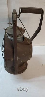 Antique Dietz ACME Inspector 16 Railroad Beacon Lamp Lantern New York USA Clear