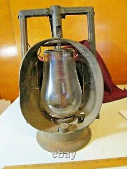 Antique Dietz ACME Inspector Lamp Railroad Lantern New York USA Fitall Globe