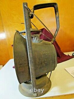 Antique Dietz ACME Inspector Lamp Railroad Lantern New York USA Fitall Globe