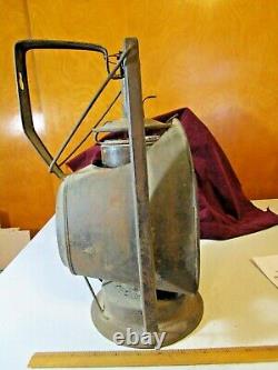 Antique Dietz ACME Inspector Lamp Railroad Lantern New York USA Fitall Globe