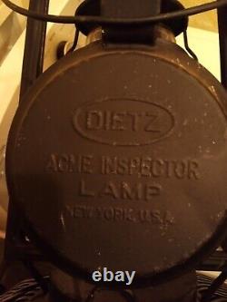 Antique Dietz ACME Inspector Lamp Sets Railroad Lantern New York USA