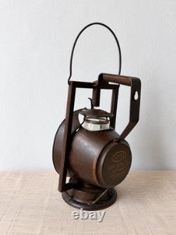 Antique Dietz Acme Inspector Railroad Lantern Fitzall Globe, Reflector Hood