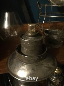 Antique Dietz Central Railroad Of New Jersey Lantern. CRR of NJ