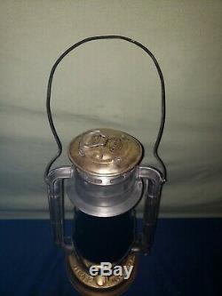 Antique Dietz Copper Fount No. 2 Blizzard Railroad/barn Kerosene Oil Lantern Lamp