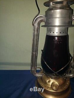 Antique Dietz Copper Fount No. 2 Blizzard Railroad/barn Kerosene Oil Lantern Lamp