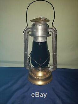 Antique Dietz Copper Fount No. 2 Blizzard Railroad/barn Kerosene Oil Lantern Lamp