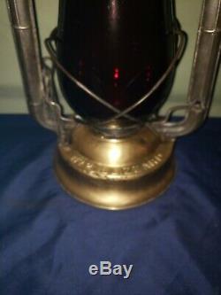 Antique Dietz Copper Fount No. 2 Blizzard Railroad/barn Kerosene Oil Lantern Lamp