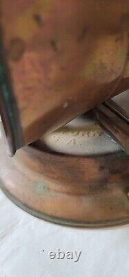 Antique Dietz Inspector Lamp Copper Railroad Latern