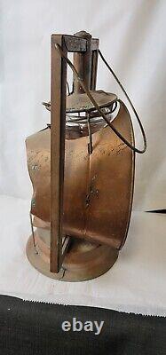 Antique Dietz Inspector Lamp Copper Railroad Latern