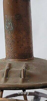 Antique Dietz Inspector Lamp Copper Railroad Latern