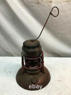 Antique Dietz Lantern Red Globe Pa Department of Highways 1940s