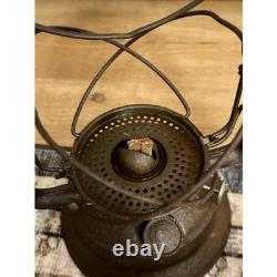 Antique Dietz Monarch Railroad Oil Lantern Pair Tubular Kerosene Lamps