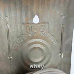 Antique Dietz New York BUCKEYE DASH LAMP Railroad Lantern Dietz FIT ALL Globe