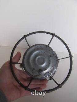 Antique Dietz New York Central Line Ruby Embossed Shade Railroad Lantern