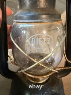 Antique Dietz RAILROAD LANTERN Train Lamp Vintage Traffic Carnegie