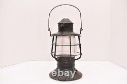Antique Dietz Railroad Lantern Vintage Bell Bottom W Globe