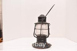 Antique Dietz Railroad Lantern Vintage Bell Bottom W Globe