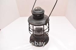 Antique Dietz Railroad Lantern Vintage Bell Bottom W Globe