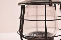 Antique Dietz Railroad Lantern Vintage Bell Bottom W Globe