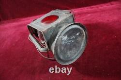 Antique Dietz Railroad Wagon Lantern Little Wizard Red Lens N. Y. Original