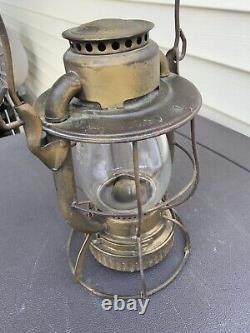 Antique Dietz Vesta New York Railroad Lamp Y. S. &T. CO 1940s